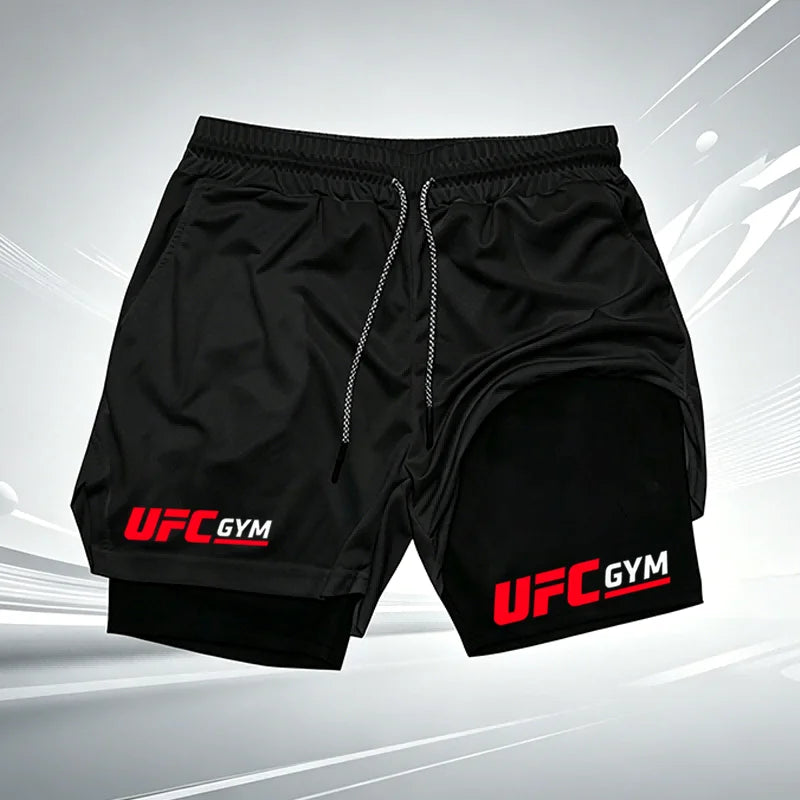 Men's UFC GYM 2-in-1 Compression Shorts