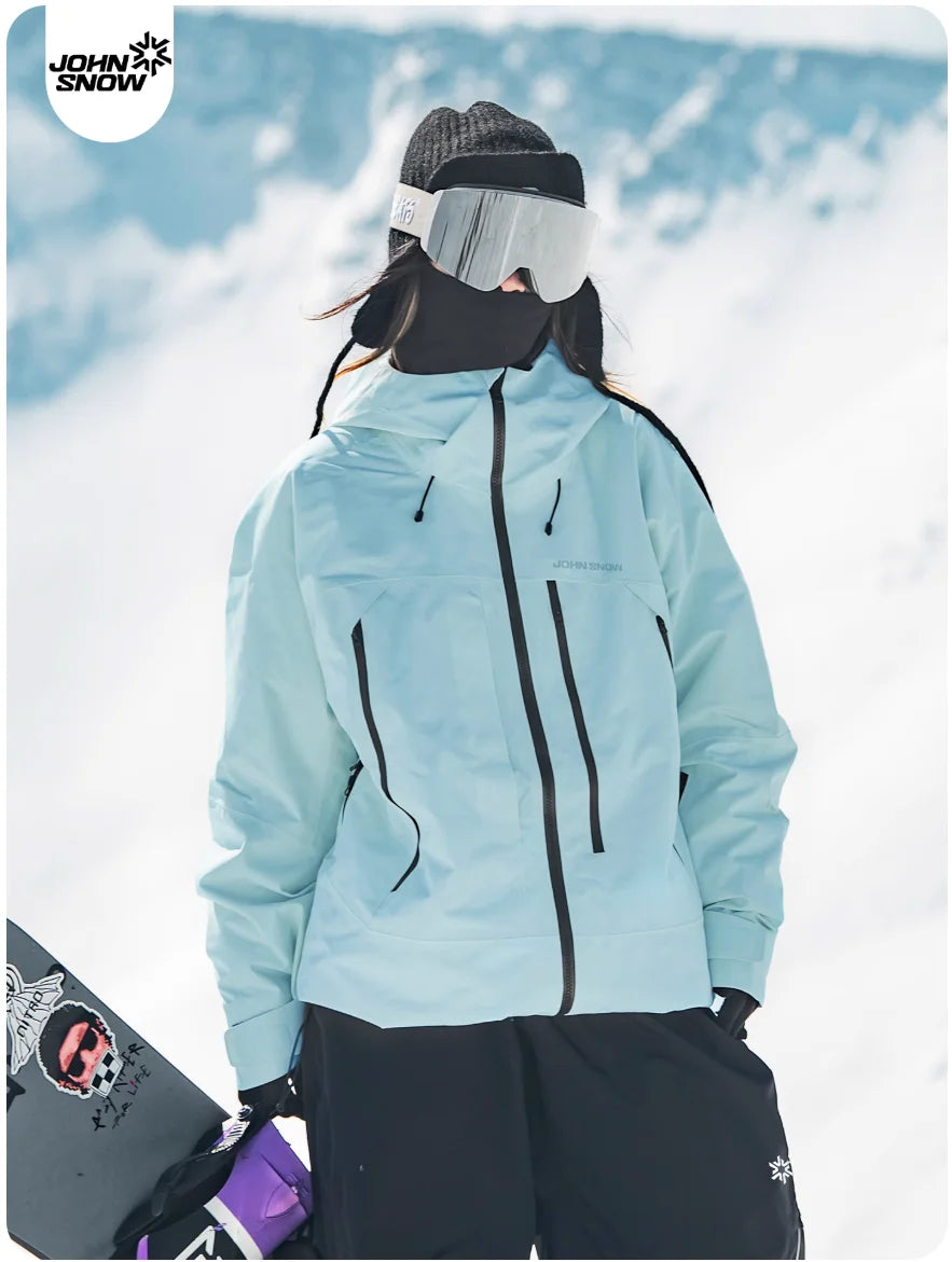 John Snow 2025 Unisex American Style Snowboard Jacket Professional Waterproof Windproof Thermal Winter Ski Coat for Men & Women