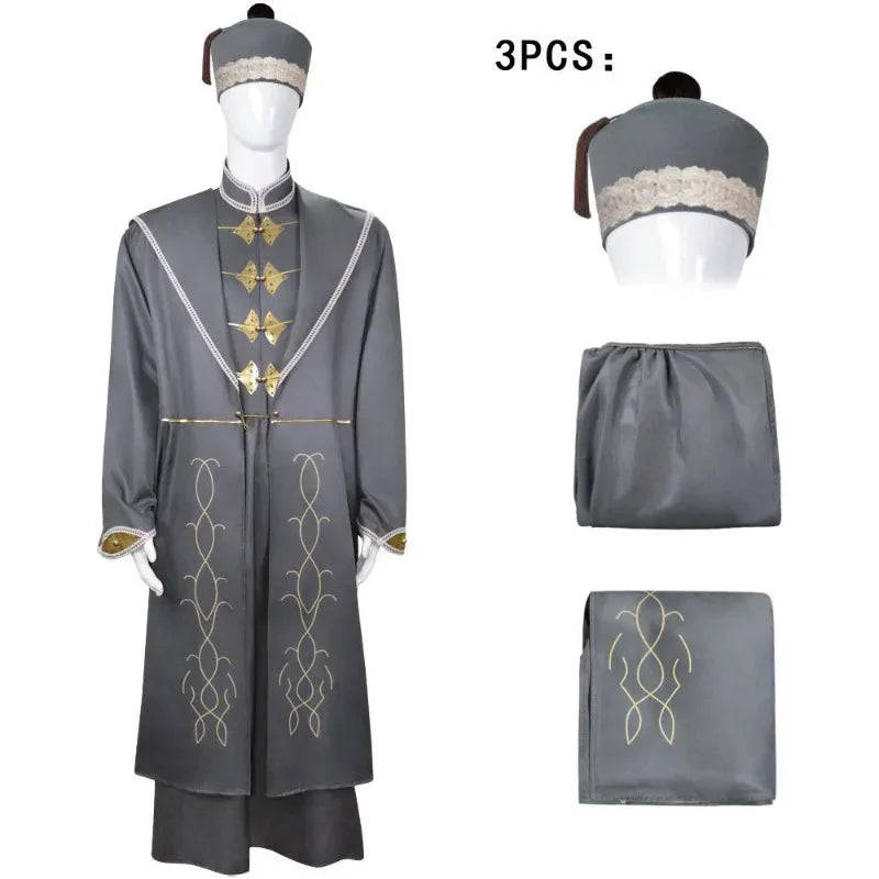 sisi 2233Magic President Cosplay Robe Albus Dumbledore Professor Costume School of Witchcraft and Wizardry Carniv
