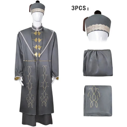 sisi 2233Magic President Cosplay Robe Albus Dumbledore Professor Costume School of Witchcraft and Wizardry Carniv