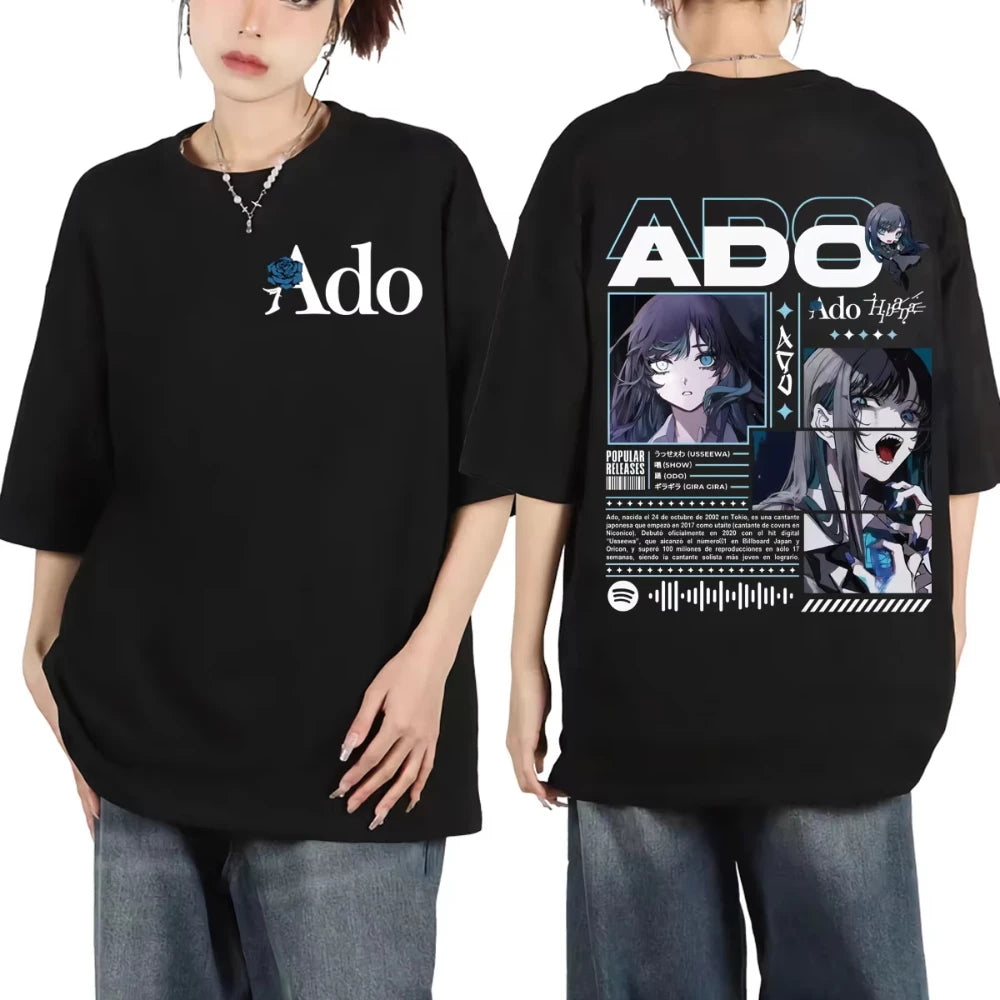 Singer Ado Hibana World Tour 2026 Graphic T-shirts Men Women's