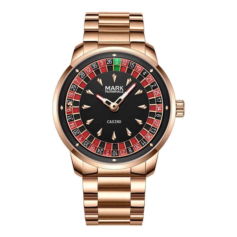 Mark Fairwhale Casual Leather Strap relógios masculino Quartz Fashion WristWatch Waterproof Fashion Watches for man reloj hombre