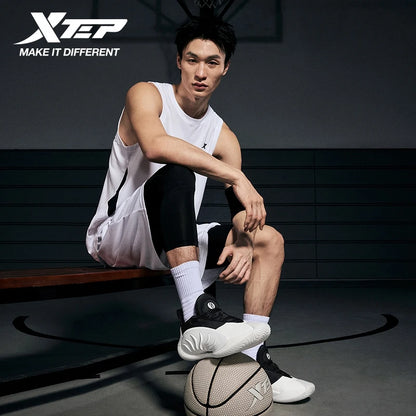 Xtep Sky 2.0 Basketball Shoes 2026 Spring For Man Shock Absorption Non-Slip Comfortable Trendy Sneakers Outdoor 874119120008
