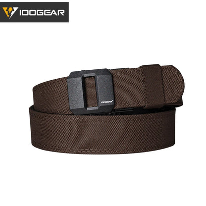 IDOGEAR SPORTS Tactical Ratchet Belt 1.5” EDC Gun Belt Reinforce Heavy Duty Belt With Adjustable Buckle 3430