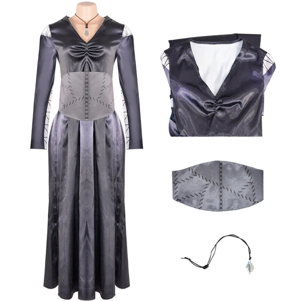 Bellatrix Lestrange Cosplay Costume Women's Ethnic Stage Wear Faionable Gothic Outfit for Special Ocns