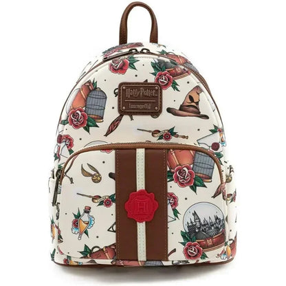 Loungefly Harries Cosplay Backpack Pottered Womens Double Strap Shoulder Bag Purse Mini Backpack