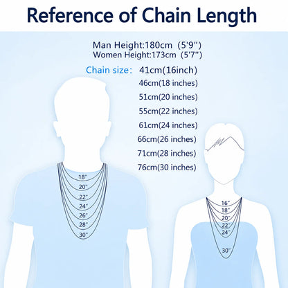 14K Gold-Plated Cuban Ncklace Miami Cuban Link Chain 6-14mm Stainless Steel Technology Anti-rust Colorfast Waterproof Anti-Friction The best gift for men and women men's jewelry