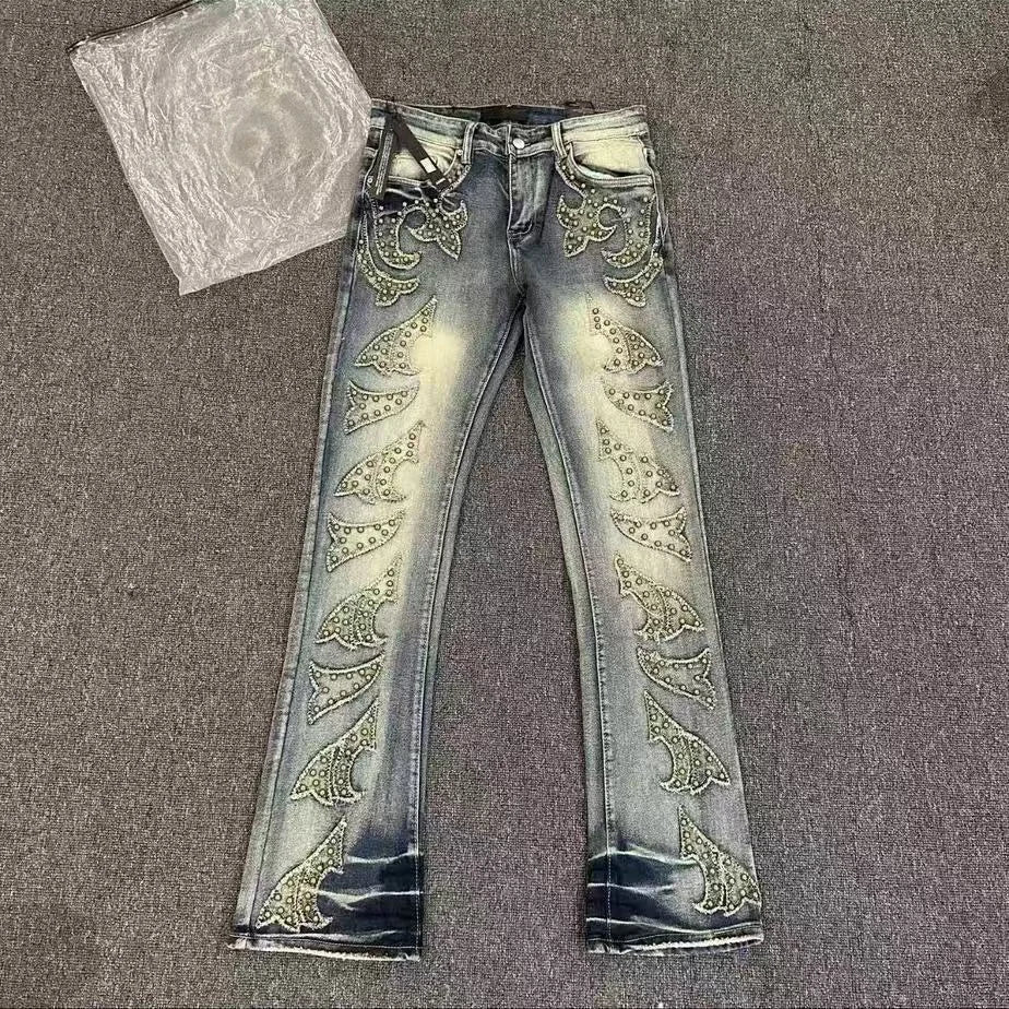 2026 Summer Brand Men's New Straight Leg Loose Lightweight Denim Jeans Classic Badge Business Casual Stretch Thin Retro Pants