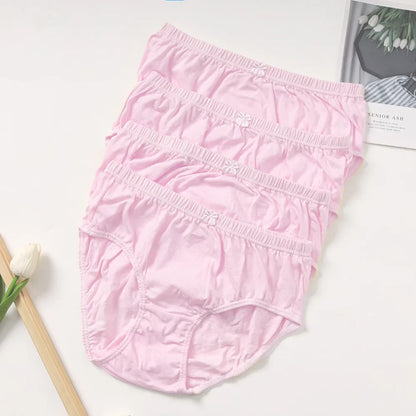 Shorts Underpants Women's Pure Cotton Breathable Mid-aged Elderly Briefs For Mothers