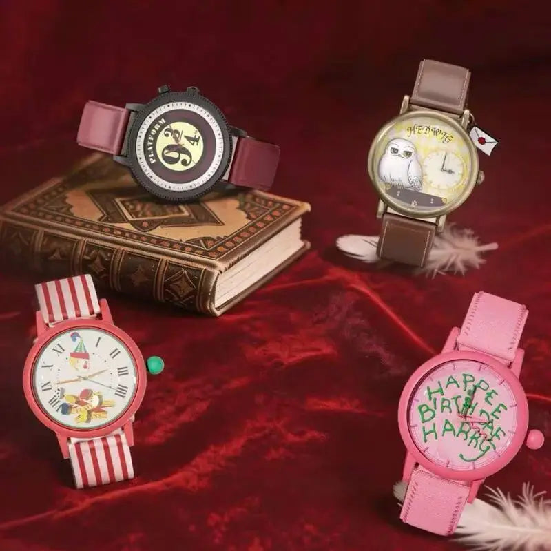 Original In-Stock Harry Potte Series Watch Blind Box Quartz Wristwatch Anime Peripheral Trendy Watch Creative Collectible Gift