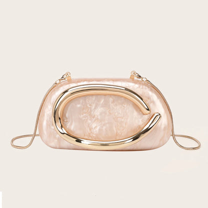 Fashion Women's Handbag Bride Metal Gold Women Luxury Evening Banquet Clutch Bag Shoulder Wedding Purse Party Crossbody Bag