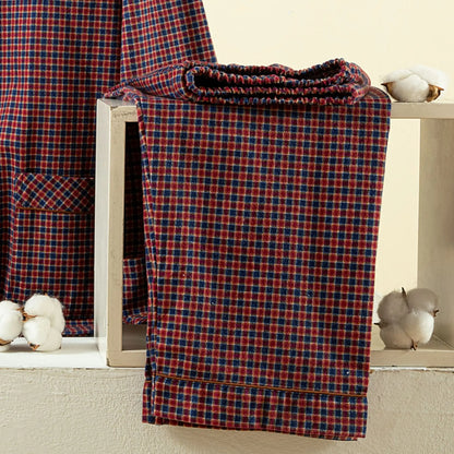 Pajama Pants Men's Flannel Cotton Autumn and Winter Casual Plaid Long Trousers Warm Home wear Pants Men Sleepwear
