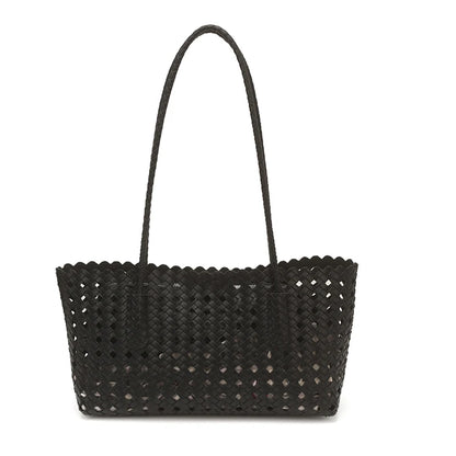 Fashion woman shoulder bags for women 2026 brand luxury designer bag female totes purses ladies woven shoulder handbag summer