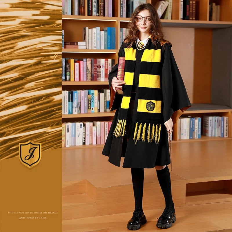 Shawl Gryffindor Slytherin Thickened Warmth Halloween Party Cosplay Scarf Decoration Gift Toy Around Harris Movies