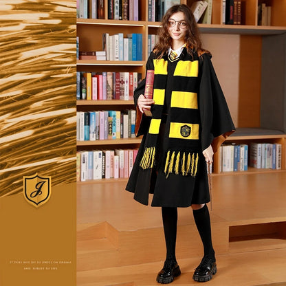 Shawl Gryffindor Slytherin Thickened Warmth Halloween Party Cosplay Scarf Decoration Gift Toy Around Harris Movies