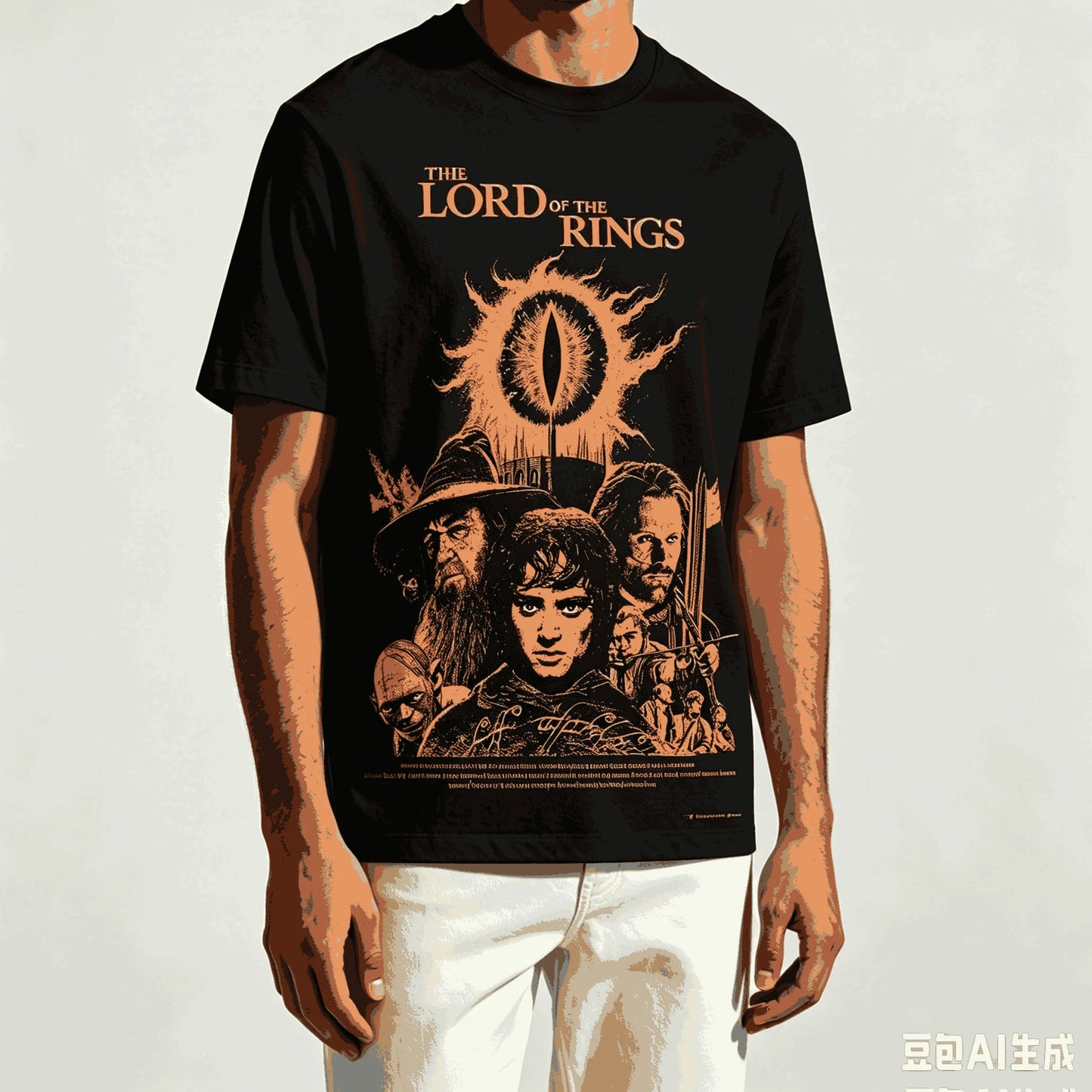 The Lord of the Rings for Fan Gift T-shirt Men Women Harajuku Oversized Unisex Short Sleeve Streetwear high quality Couples soft