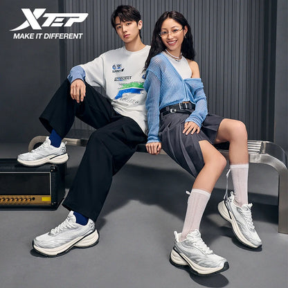 Xtep Basque 3 For Male Sneakers 2026 Spring Comfortable Retro Fashion Luxury Height-Increasing Sports Shoes 874219320001