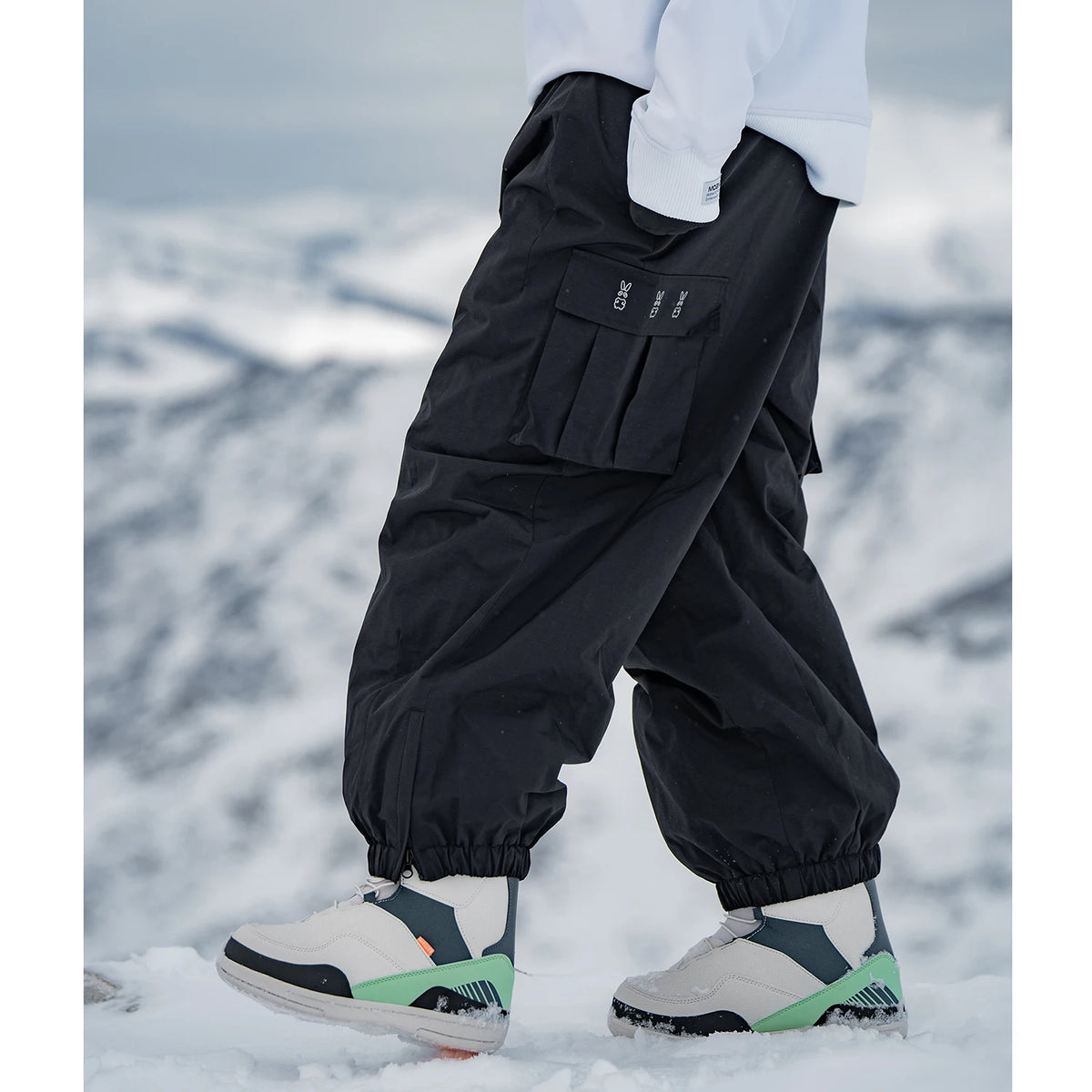 Oversize Winter 3L Ski Pants 20K Waterproof Snowboard Pants Breathable Thermal Outdoor Sports Keep Warm Ski Trousers Women Men