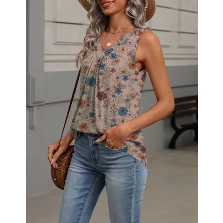 Zeagoo Women's Tank Tops Summer Sleeveless Loose Fit Tops