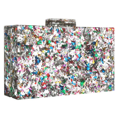 Acrylic Luxury Wedding Chain Handbag Women Box Clutch Evening Bags Chic Party Shoulder Crossbody Bags Ladies Dinner Dress Purses