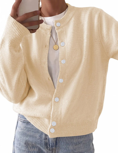Cardigan Sweaters for Women Open Front Knitted Sweater Business lightweight Casual Fall Outfits