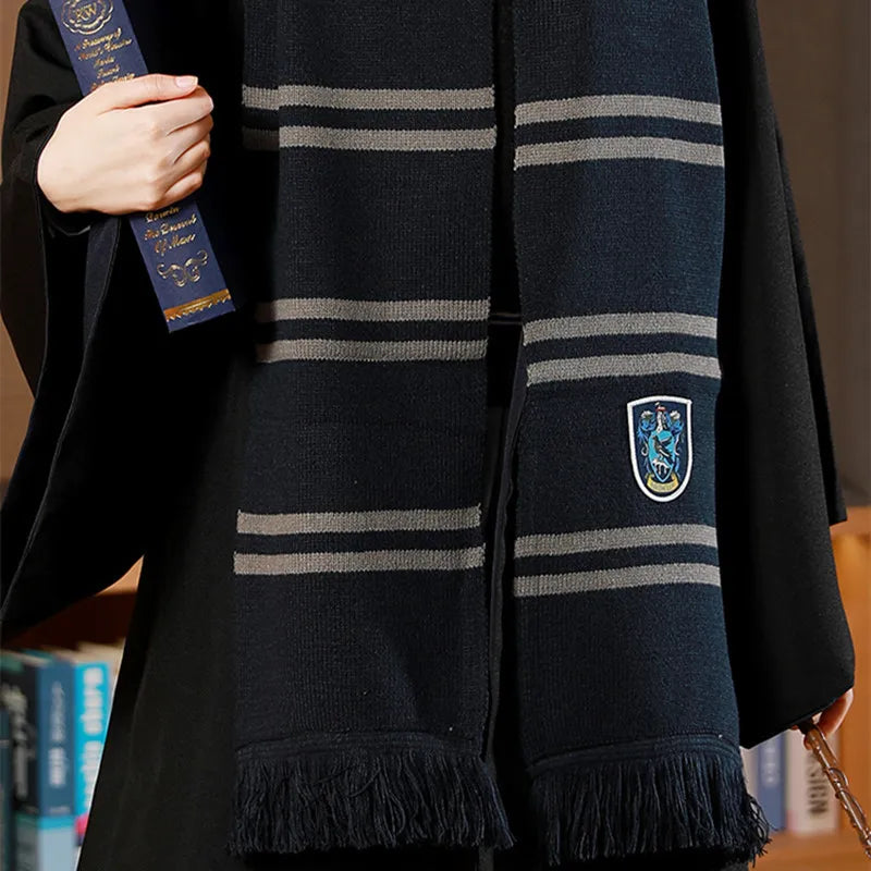 Shawl Gryffindor Slytherin Thickened Warmth Halloween Party Cosplay Scarf Decoration Gift Toy Around Harris Movies