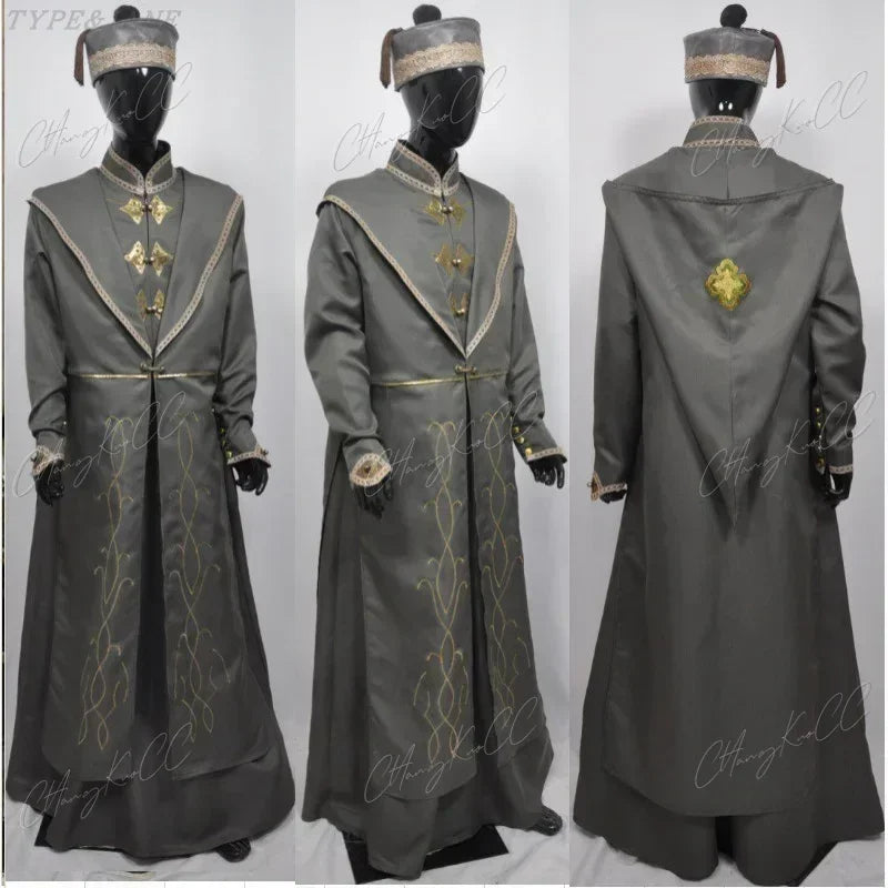 New 2025 A High quality Halloween Costume Professor Cosplay Anime Principal Wizardry Costume For Adult
