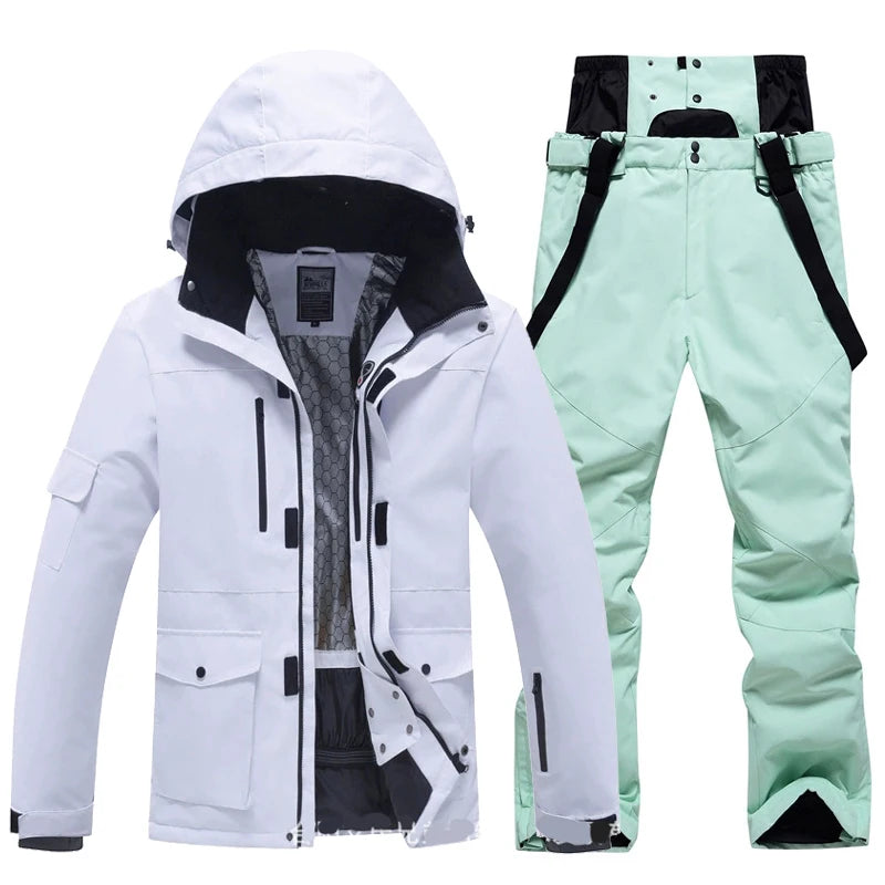 New, Men and Women, Winter Snow Wear, Ski Suit Sets, Snowboarding Suit, Ski Jackets and Pants, Ski Suit Jacket, Snow Clothes
