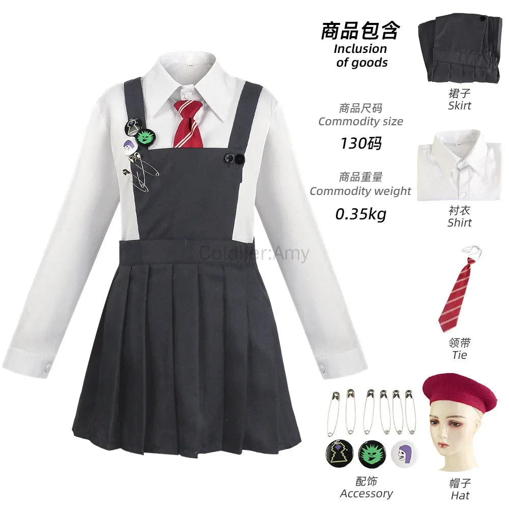Movie Matilda Cosplay Costume School Uniform Coat Skirt Tie Roald Dahls Matilda the Musical Costume Suit  Women