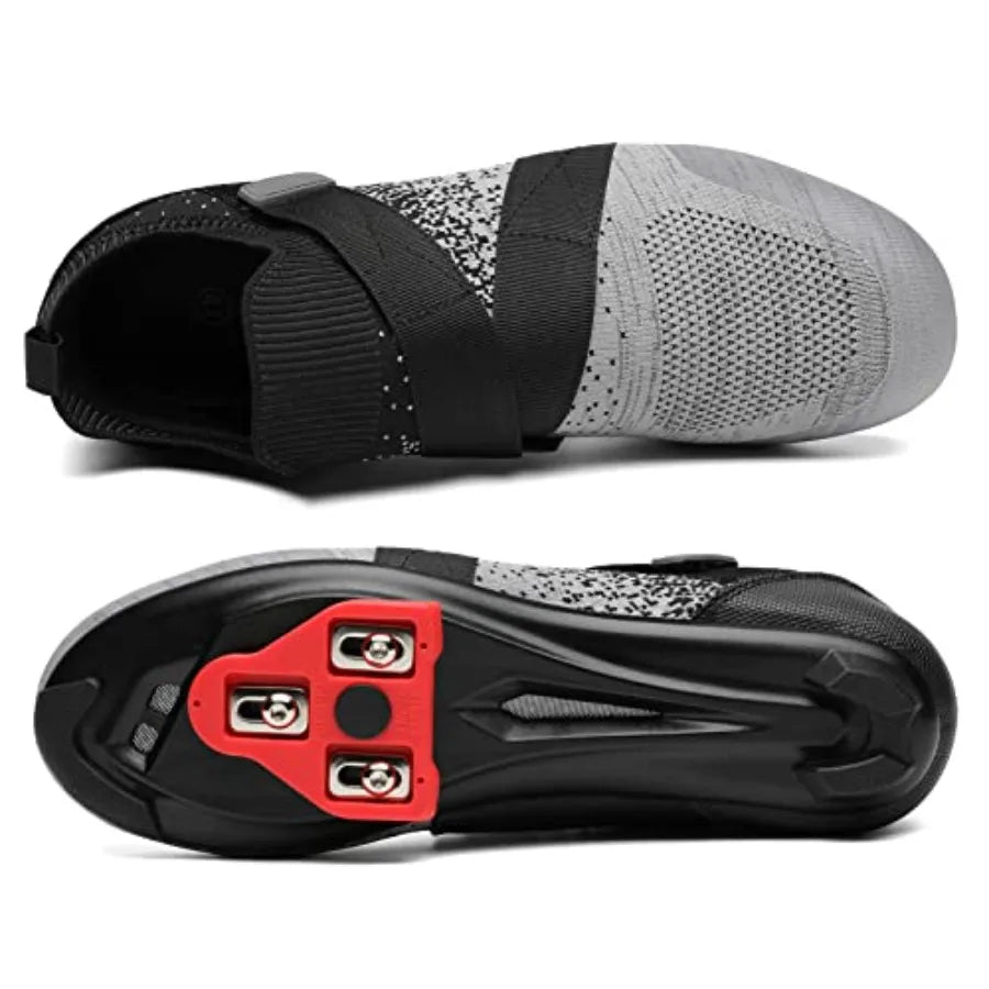 Unisex Cycling Shoes Designed for Indoor Road Riding on Peloton Bike with SPD Compatibility Featuring Delta Cleats Included for