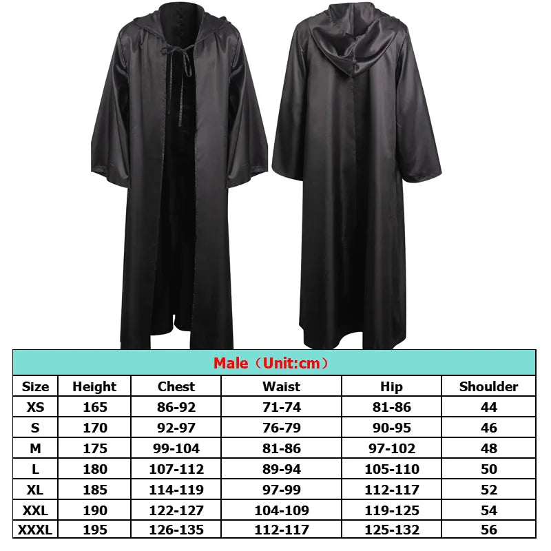 Knight Cosplay Men's Medieval Cape with Hood Costume TV Jedi Roleplay Cloak Retro Clothing Din Djarin Outfits Halloween Clothes