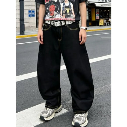 Jeans for Men Baggy Jean Loose Fit Denim Trousers Skater Jeans Y2k Clothing