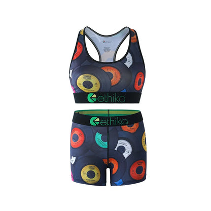 Women's Anti-Static Polyester Underwear Set - High Elastic Quick-Dry 1pc S-XXXL Seamless Yoga & Sleep Comfort 1 Pack Wholesale