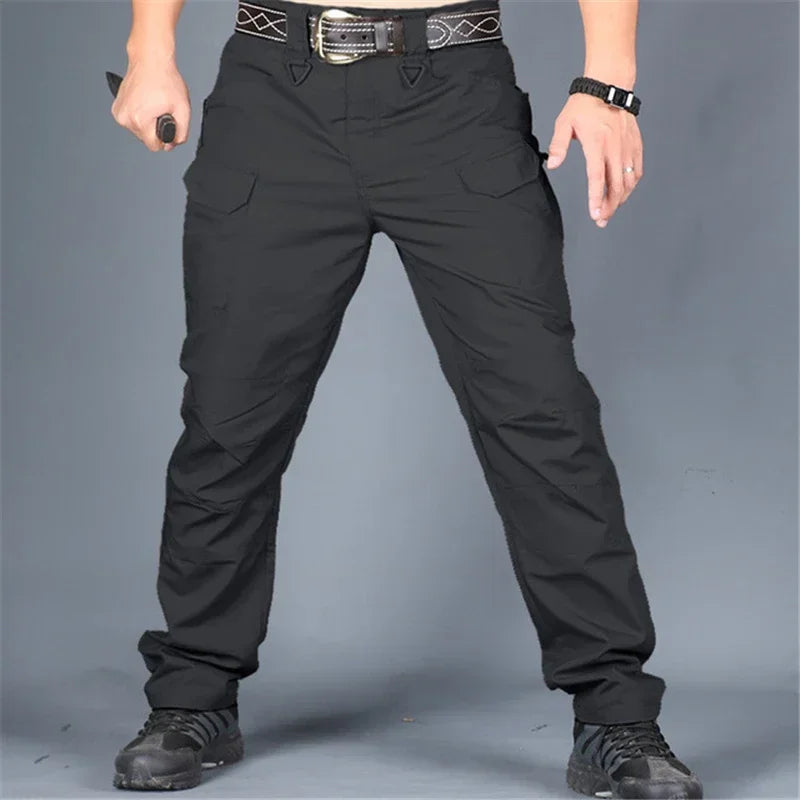 Outdoor Waterproof Tactical Cargo Pants Men Waterproof SWAT Breathable Casual Army Military Trousers Male Quick Dry Cargo Pants
