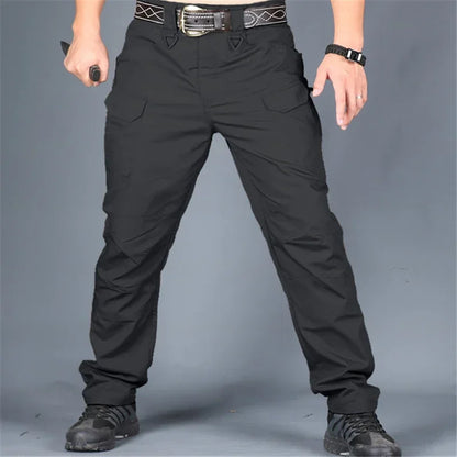 Outdoor Waterproof Tactical Cargo Pants Men Waterproof SWAT Breathable Casual Army Military Trousers Male Quick Dry Cargo Pants