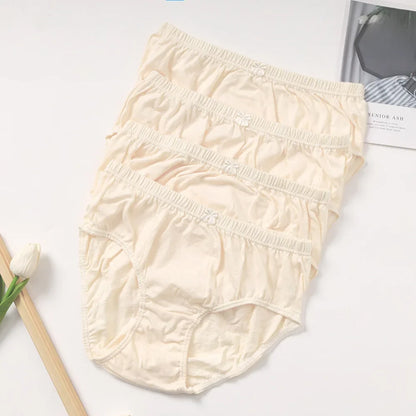 Shorts Underpants Women's Pure Cotton Breathable Mid-aged Elderly Briefs For Mothers
