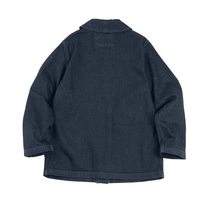 Maden Washed Denim Jackets for Men Vintage Workwear Coats Cotton Solid Hunting Denim Turn-down collar Casual Jacket Men Clothing