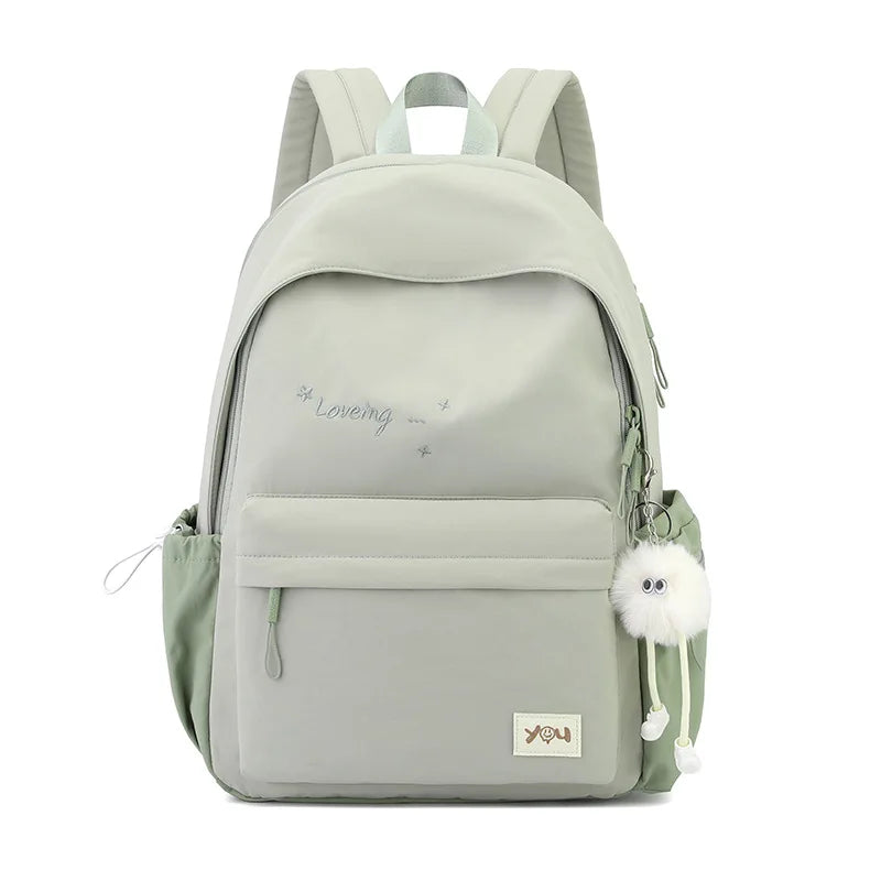 2026 Female Fashion High-Capacity Waterproof College Backpack Trendy Women