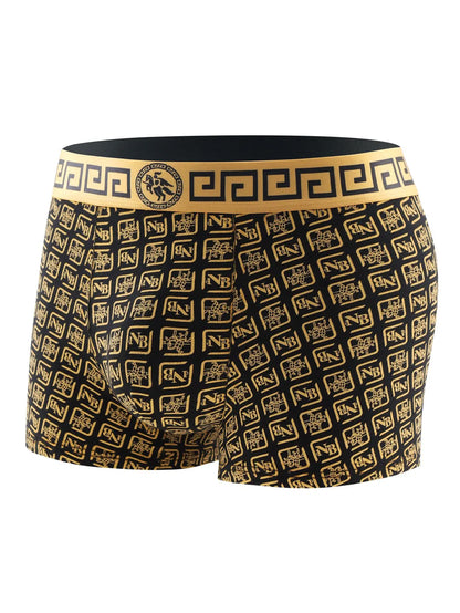 4 Pieces Men's Underwear Soft Comfortable Health Men's Boxer Shorts Fashionable All Seasons High-End Classic Men's Briefs