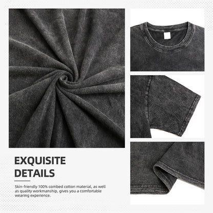 Oversized Washed T Shirt Will Byers  Loose T Shirts TV Show Popular Tshirt for Couple Summer Aesthetic Print Clothes