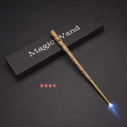 Hot Anime Cosplay Show Glow Harry Wand With Box Children Decoration Toy Accessories For Kids Bacchetta Di Plastic Magic Stick