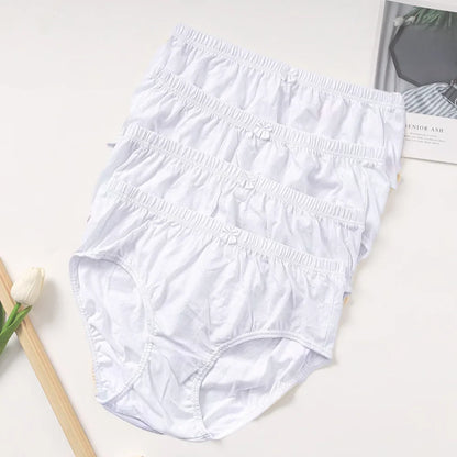 Shorts Underpants Women's Pure Cotton Breathable Mid-aged Elderly Briefs For Mothers