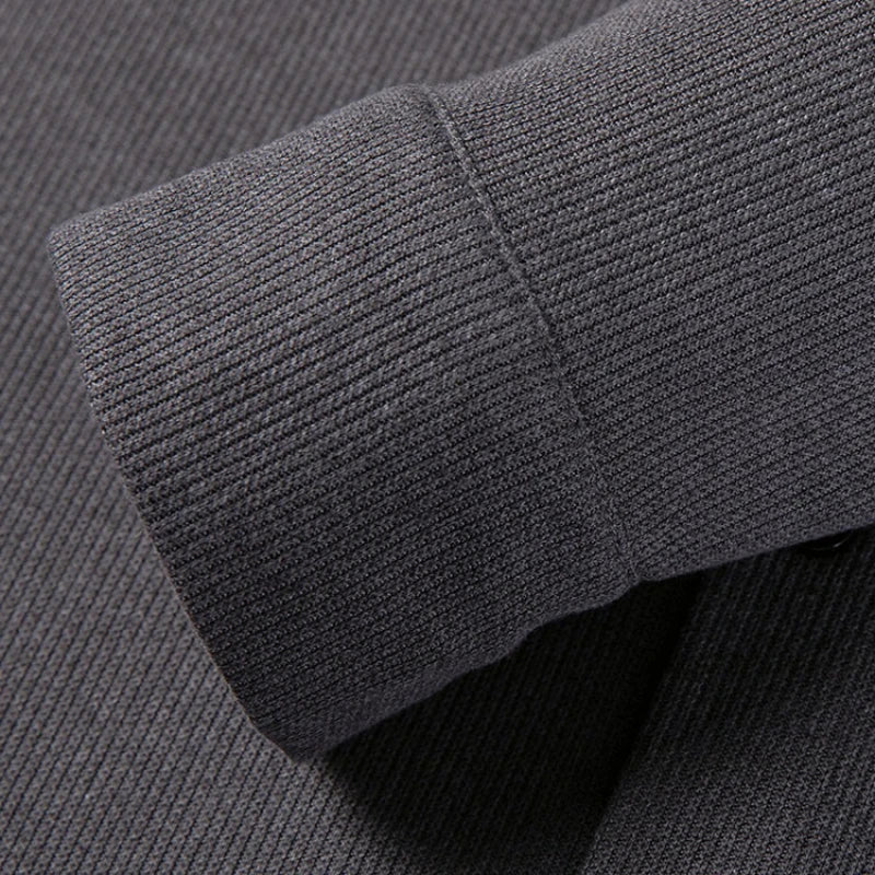 Men's Thermal Flannel Long Sleeves Shirt - Army Green (Black/Beige/Dark Green) 1.1% Cashmere | 450g Heavyweight Winter Warmth