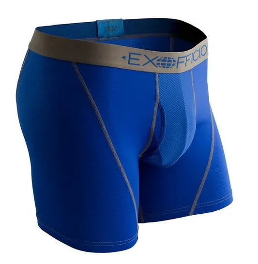 Exofficio Men Boxer Brief Underwear Sports Mesh 6" Men Boxer Briefs Boxer Shorts Sexy Homme Quick Dry Light Breathable USA Size