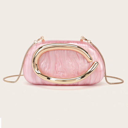 Fashion Women's Handbag Bride Metal Gold Women Luxury Evening Banquet Clutch Bag Shoulder Wedding Purse Party Crossbody Bag