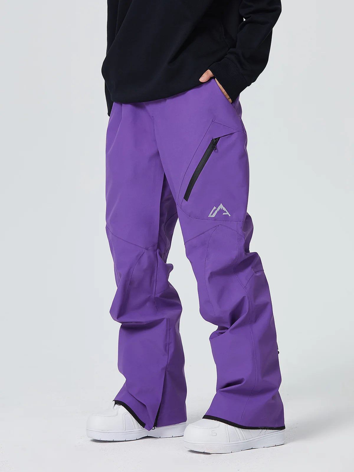 SEARIPE Waterproof Hiking Pants for Men and Women Warm Fleece Softshell Camping Trousers Outdoor Sports Trekking, SkiingWinter