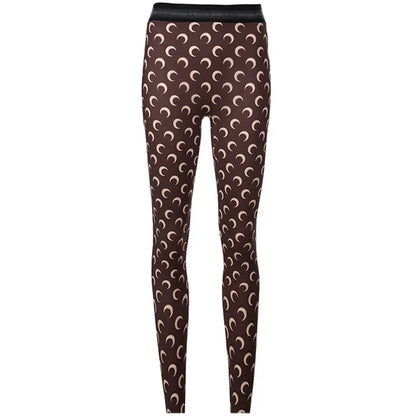 Fashionable Women Printed Elastic Jumpsuit Summer Casual Seamless Tight Thin Women\'s High Waisted Leggings