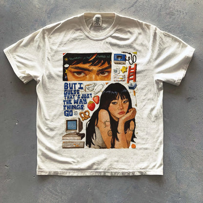 Beabadoobee Inspired Graphic Tee Retro Aesthetic Music Shirt Indie Fan Art T-Shirt 90s Vintage Style Top for Music Lovers
