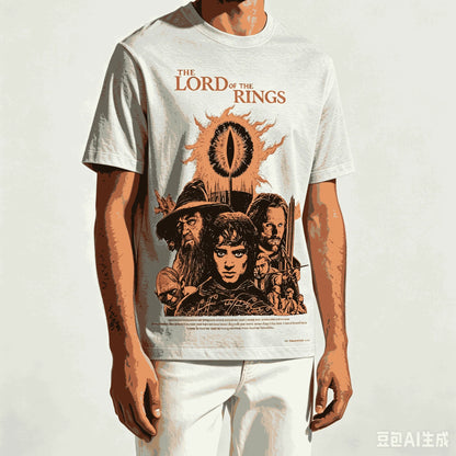 The Lord of the Rings for Fan Gift T-shirt Men Women Harajuku Oversized Unisex Short Sleeve Streetwear high quality Couples soft