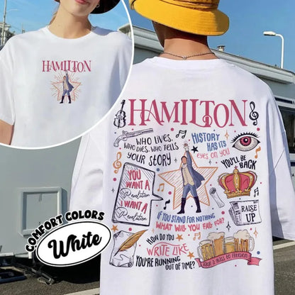 Hamilton Musical Quote Shirt, Lin Manuel Miranda Inspired Revolutionary Line Tee,